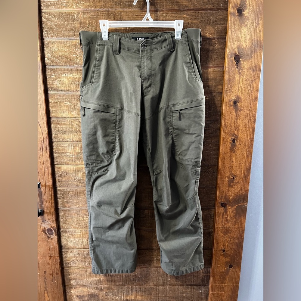 5.11 Tactical Men's Green Cargo Pants